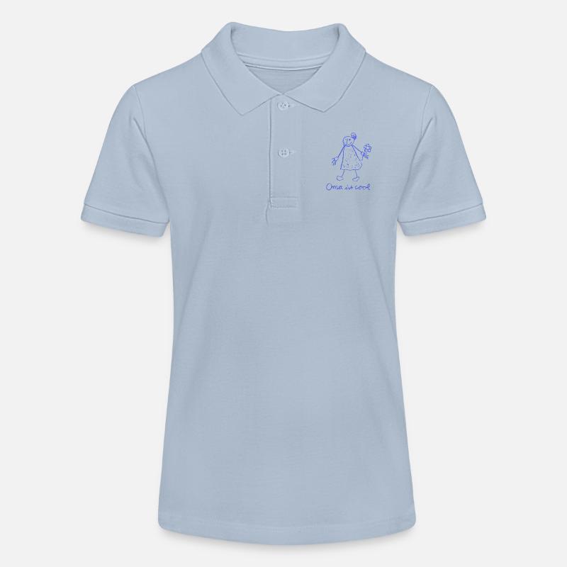 Grand-mère est cool - Polo bio MINI SPRINTER Stanley/Stella Ado - bleu ciel