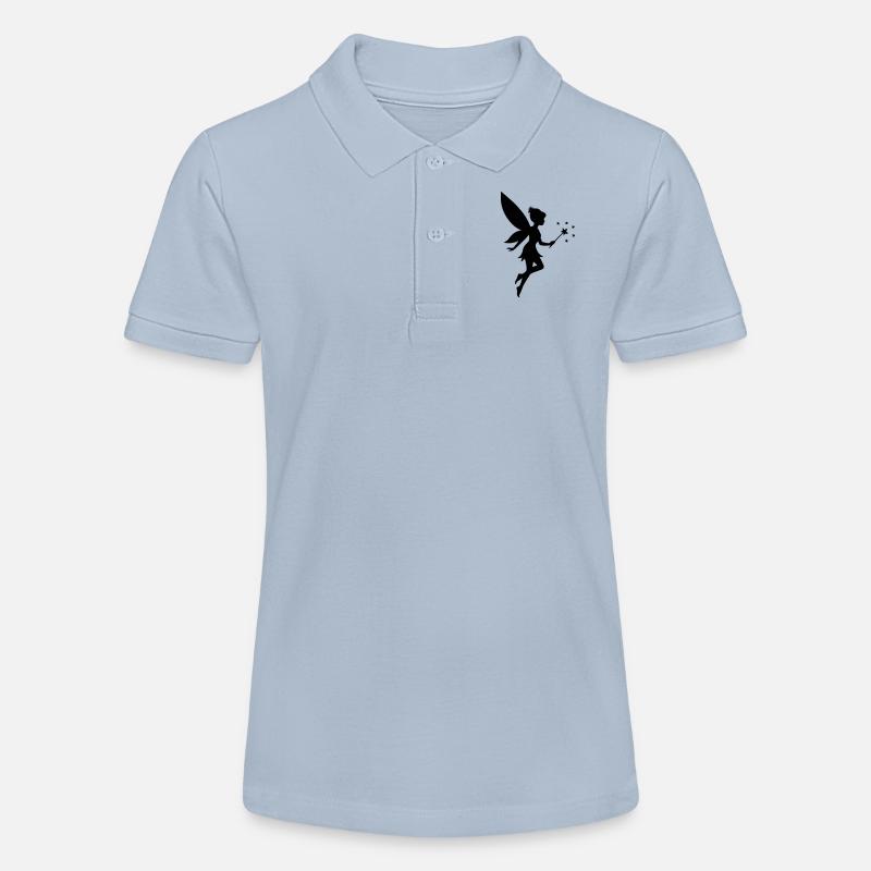 Fée elfe - Polo bio MINI SPRINTER Stanley/Stella Ado - bleu ciel