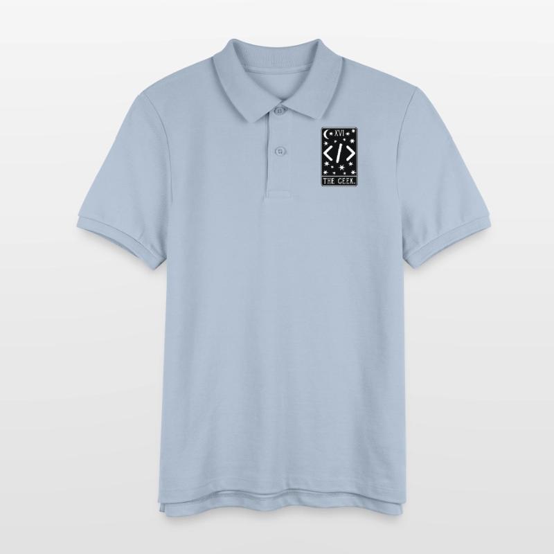 Carte de Tarot Programmeur - Code de développeur Coding Geek Polo bio MINI SPRINTER Stanley/Stella Ado