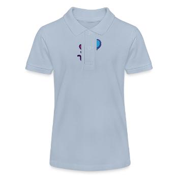 Panther Birthday Comic - Stanley/Stella Teen Organic Polo Shirt MINI SPRINTER - sky blue - Front