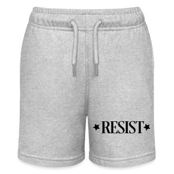 resist - Stanley/Stella Teenager Bio-Joggingshorts MINI BOLTER - Grau meliert - Vorne