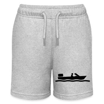 bateau - Short bio MINI BOLTER Stanley/Stella Ado - gris chiné - Devant