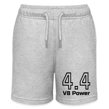 4.4 Puissance du V8 - Short bio MINI BOLTER Stanley/Stella Ado - gris chiné - Devant