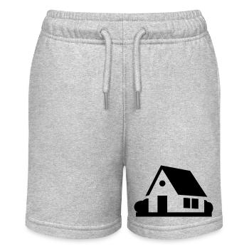 House - Stanley/Stella MINI BOLTER Organic Teen Jogging Shorts - heather grey - Front