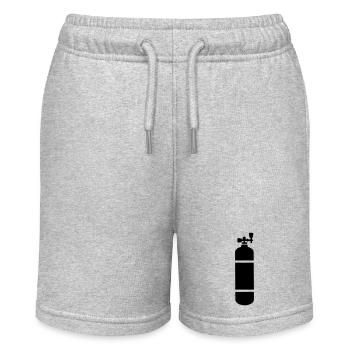tauchen - Stanley/Stella Teenager Bio-Joggingshorts MINI BOLTER - Grau meliert - Vorne