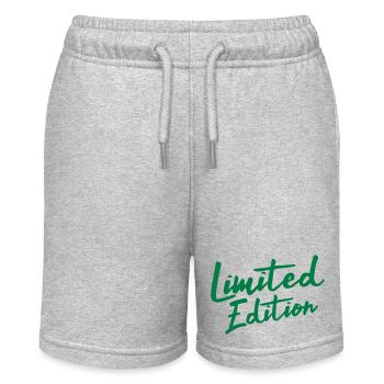 Limited Edition - Stanley/Stella Teenager Bio-Joggingshorts MINI BOLTER - Grau meliert - Vorne