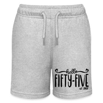 55e anniversaire Femmes Hello Fifty-Five Est. 1968 - Short bio MINI BOLTER Stanley/Stella Ado - gris chiné - Devant