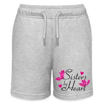 Schwestern im Herzen - Stanley/Stella Teenager Bio-Joggingshorts MINI BOLTER - Grau meliert - Vorne