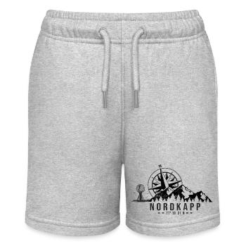 NordKapp Nord Nordkap - Stanley/Stella Teenager Bio-Joggingshorts MINI BOLTER - Grau meliert - Vorne
