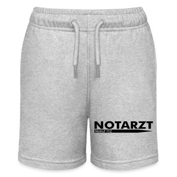 Emergency doctor emergency call 112 - Stanley/Stella MINI BOLTER Organic Teen Jogging Shorts - heather grey - Front