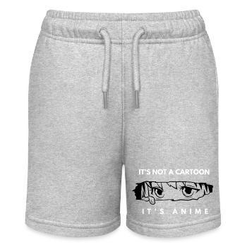Es ist kein Cartoon – Anime Fan Art - Stanley/Stella Teenager Bio-Joggingshorts MINI BOLTER - Grau meliert - Vorne