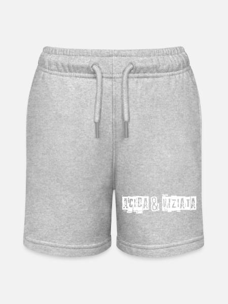 Saur und abgestanden - Stanley/Stella Teenager Bio-Joggingshorts MINI BOLTER - Grau meliert