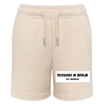 Russen in Berlin Neukölln Est. - Stanley/Stella Teenager Bio-Joggingshorts MINI BOLTER - Natur - Vorne