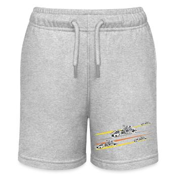 Motorrad Chopper - Stanley/Stella Teenager Bio-Joggingshorts MINI BOLTER - Grau meliert - Vorne