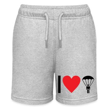 Parachute - Stanley/Stella MINI BOLTER Organic Teen Jogging Shorts - heather grey - Front