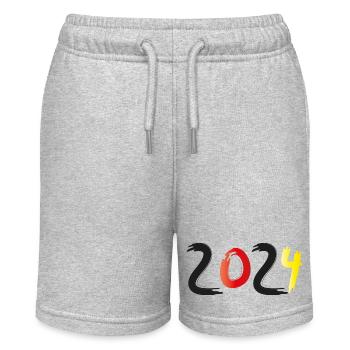 2024 - Stanley/Stella Teenager Bio-Joggingshorts MINI BOLTER - Grau meliert - Vorne