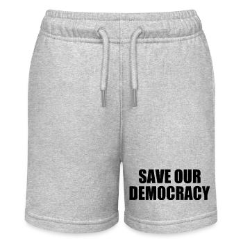 Save our democracy - Short bio MINI BOLTER Stanley/Stella Ado - gris chiné - Devant