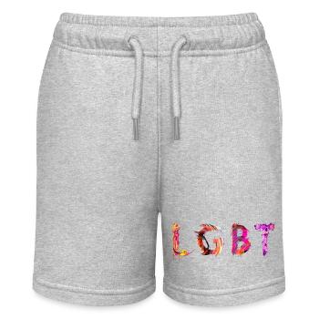 LGBT - Short bio MINI BOLTER Stanley/Stella Ado - gris chiné - Devant