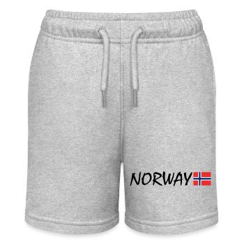 Norvège - Short bio MINI BOLTER Stanley/Stella Ado - gris chiné - Devant