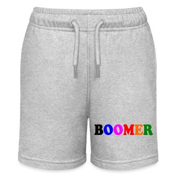 Boomer - Stanley/Stella Teenager Bio-Joggingshorts MINI BOLTER - Grau meliert - Vorne