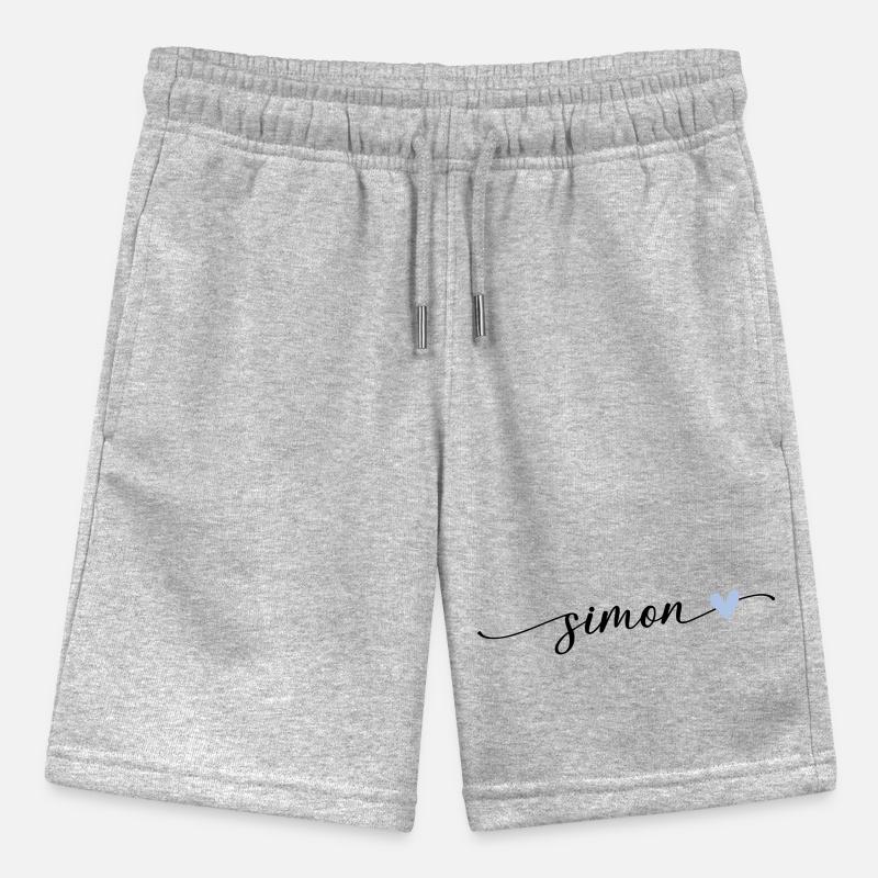 Simon Name Calligraphy Font Stanley/Stella MINI BOLTER Organic Teen Jogging Shorts
