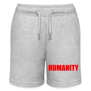 Humanity - Stanley/Stella MINI BOLTER Organic Teen Jogging Shorts - heather grey - Front