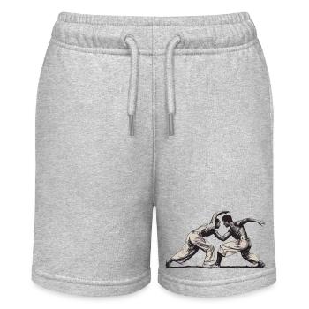 CAPOEIRA - Stanley/Stella MINI BOLTER Organic Teen Jogging Shorts - heather grey - Front