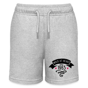 1963 - Stanley/Stella Teenager Bio-Joggingshorts MINI BOLTER - Grau meliert - Vorne