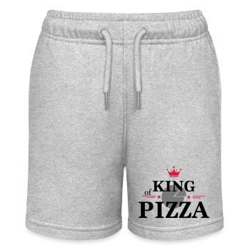 Roi de la pizza - Short bio MINI BOLTER Stanley/Stella Ado - gris chiné - Devant