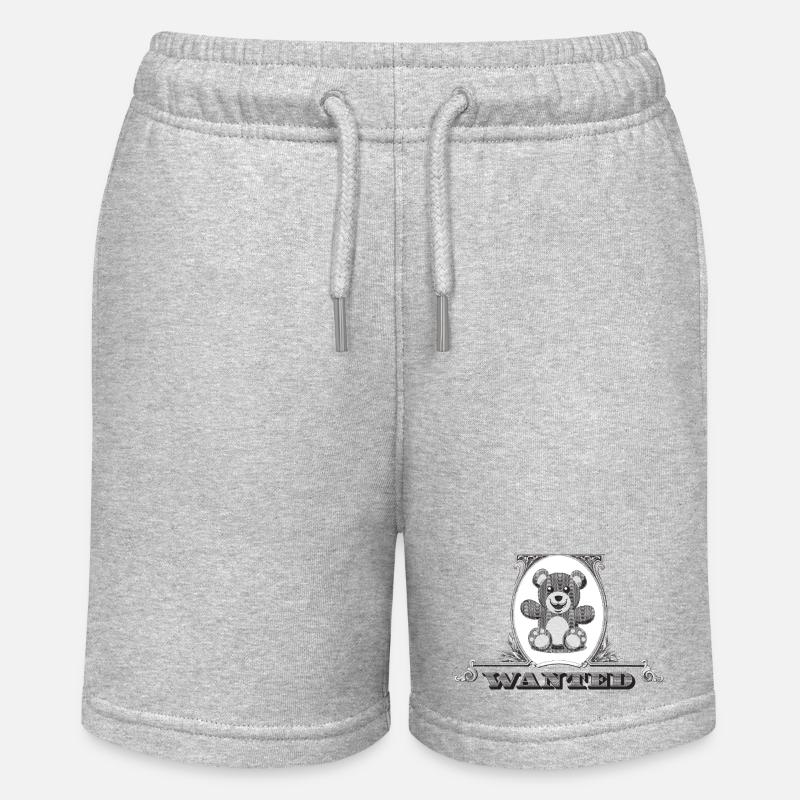 Wanted - Doudou - Short bio MINI BOLTER Stanley/Stella Ado - gris chiné