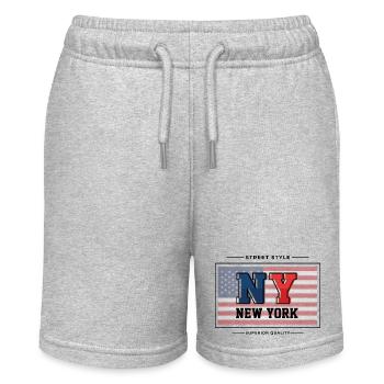 New York - Stanley/Stella MINI BOLTER Organic Teen Jogging Shorts - heather grey - Front