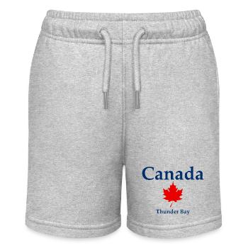 Thunder Bay - Ontario - Canada - Kanada - Stanley/Stella MINI BOLTER Organic Teen Jogging Shorts - heather grey - Front