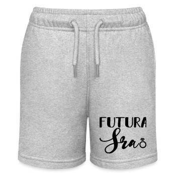 Futura Sra. Engagement Party Bridal Shower Wedding - Stanley/Stella MINI BOLTER Organic Teen Jogging Shorts - heather grey - Front