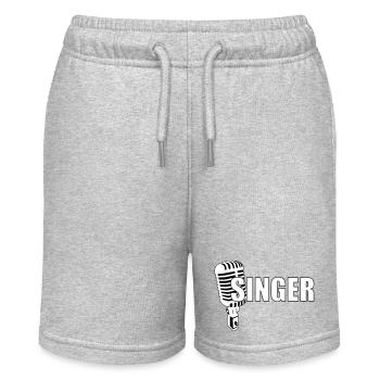 Singer - Music - Stanley/Stella MINI BOLTER Organic Teen Jogging Shorts - heather grey - Front
