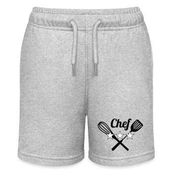 Chef - Cuisine - Cuisinier - Short bio MINI BOLTER Stanley/Stella Ado - gris chiné - Devant