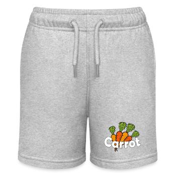 CAROTTE - Short bio MINI BOLTER Stanley/Stella Ado - gris chiné - Devant