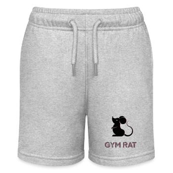 GYM RAT - Stanley/Stella Teenager Bio-Joggingshorts MINI BOLTER - Grau meliert - Vorne