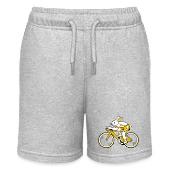 Lièvre sur un vélo de course - Short bio MINI BOLTER Stanley/Stella Ado - gris chiné - Devant