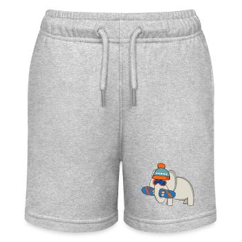 snowboard - Stanley/Stella MINI BOLTER Organic Teen Jogging Shorts - heather grey - Front