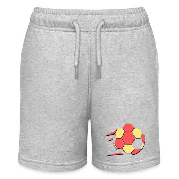 Fußball Fan 2026 Action - Stanley/Stella Teenager Bio-Joggingshorts MINI BOLTER - Grau meliert - Vorne