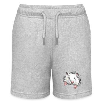 Hamster - Stanley/Stella MINI BOLTER Organic Teen Jogging Shorts - heather grey - Front