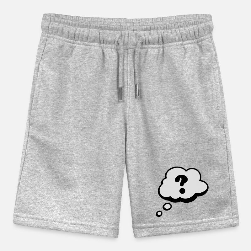 Comic speech bubble question mark Stanley/Stella MINI BOLTER Organic Teen Jogging Shorts