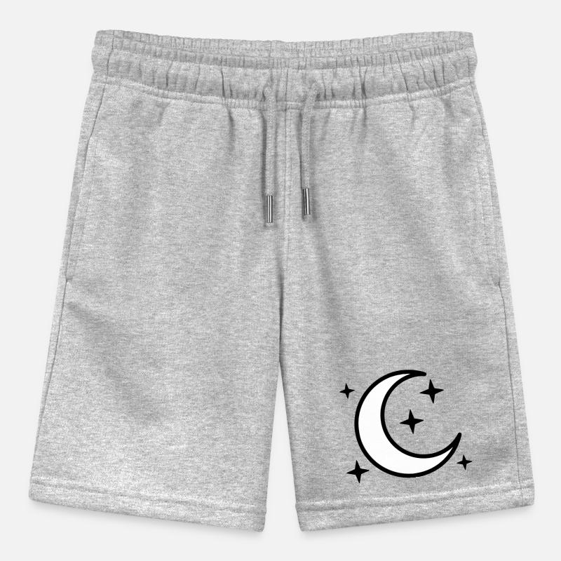 Crescent Moon & Stars | Magic Night Stanley/Stella MINI BOLTER Organic Teen Jogging Shorts