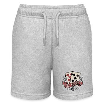 SIx Seven Cards - Stanley/Stella MINI BOLTER Organic Teen Jogging Shorts - heather grey - Front