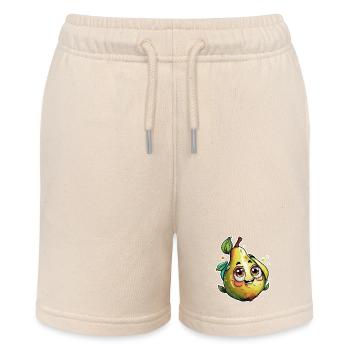 Frucht / Birne / niedlich / Obst / Lecker / Sommer - Stanley/Stella Teenager Bio-Joggingshorts MINI BOLTER - Natur - Vorne