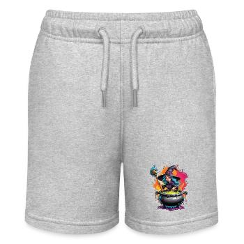 Witch / Magic / Witch Ritual / Fairy Tale / Spell - Stanley/Stella MINI BOLTER Organic Teen Jogging Shorts - heather grey - Front