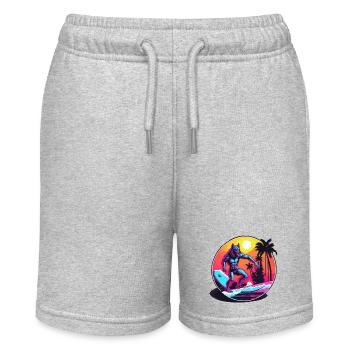 Werewolf / Full Moon / Creature / Transformation / Curse - Stanley/Stella MINI BOLTER Organic Teen Jogging Shorts - heather grey - Front
