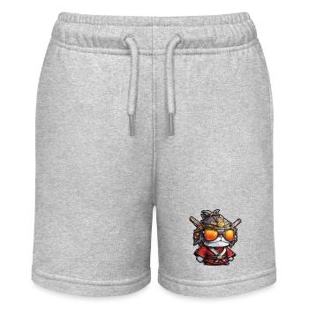 Samurai / Japanese / Harakiri / Katana / Man - Stanley/Stella MINI BOLTER Organic Teen Jogging Shorts - heather grey - Front