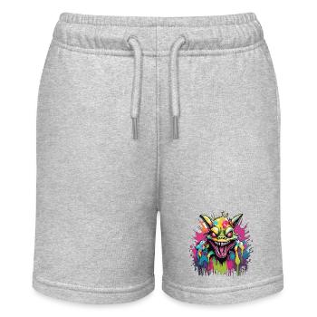 Chupacabra / Sucking Creature / Monster /Spain - Stanley/Stella MINI BOLTER Organic Teen Jogging Shorts - heather grey - Front