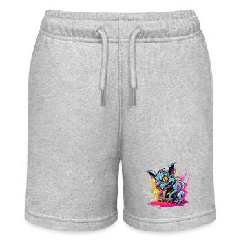 Chupacabra / Sucking Creature / Monster /Spain - Stanley/Stella MINI BOLTER Organic Teen Jogging Shorts - heather grey - Front